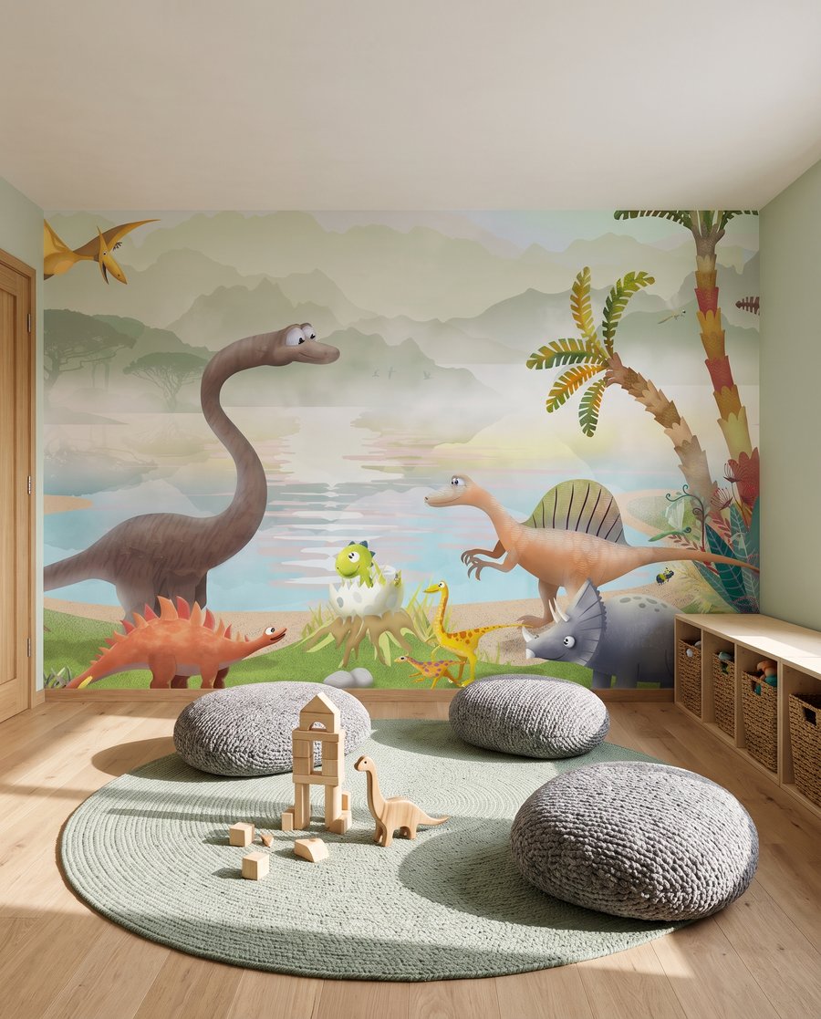 Dinosaur Lake in an interior