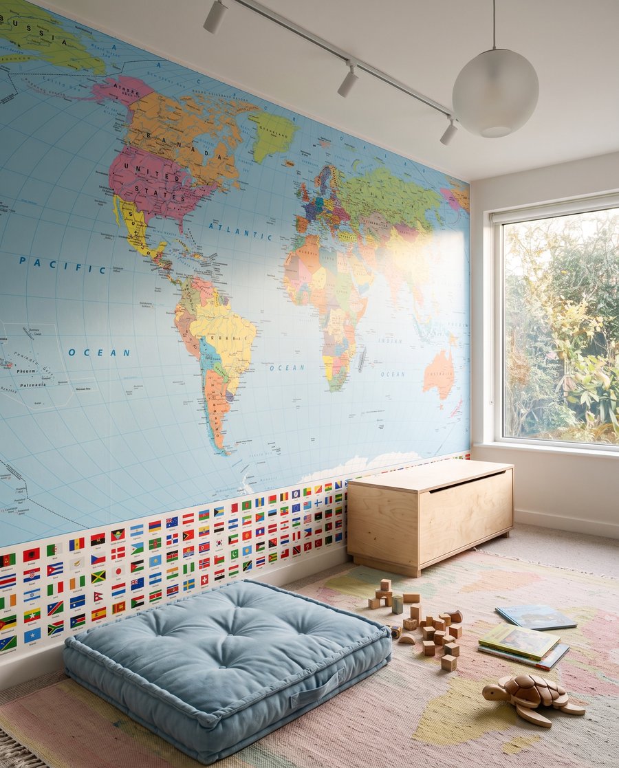 Our Colourful World in an interior