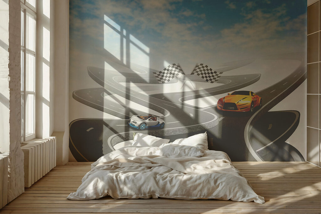 Racetracks through the sky — interior 4