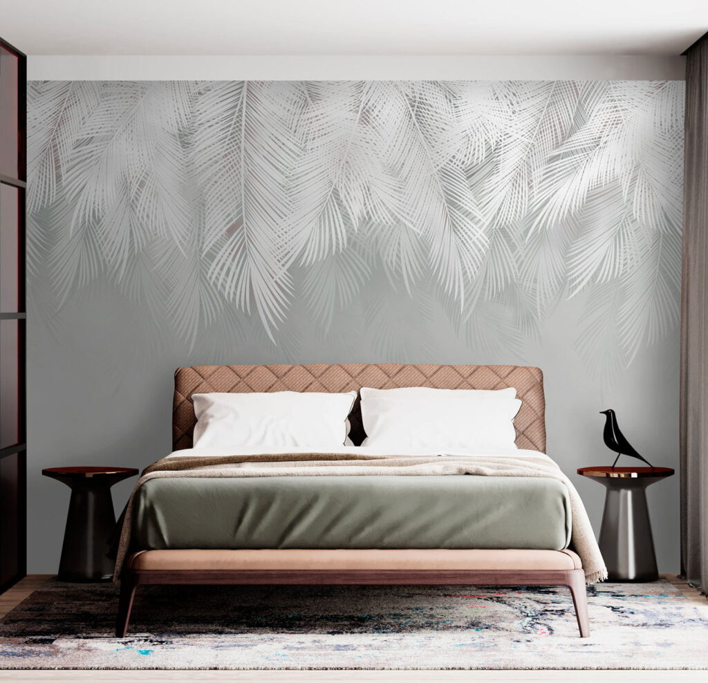 Hanging palm leaves — interior 5