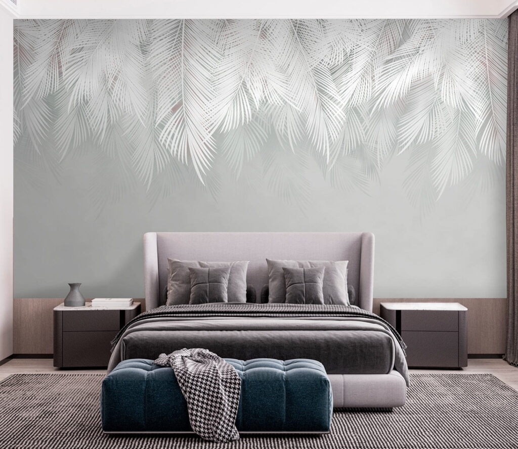 Hanging palm leaves — interior 6
