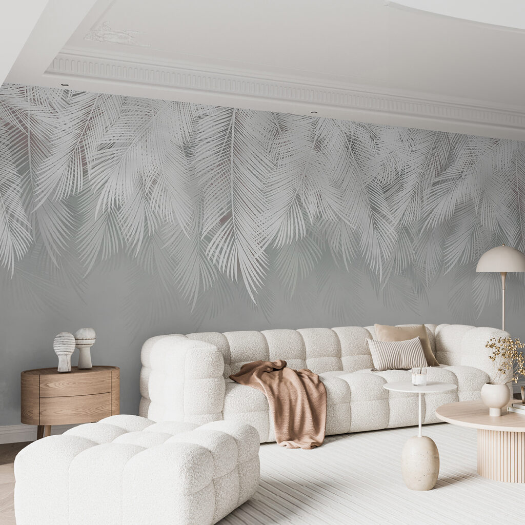 Hanging palm leaves — interior 10