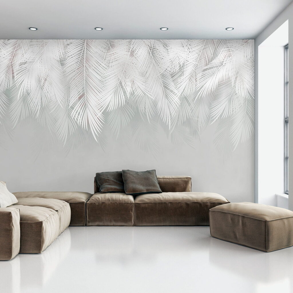 Hanging palm leaves — interior 7