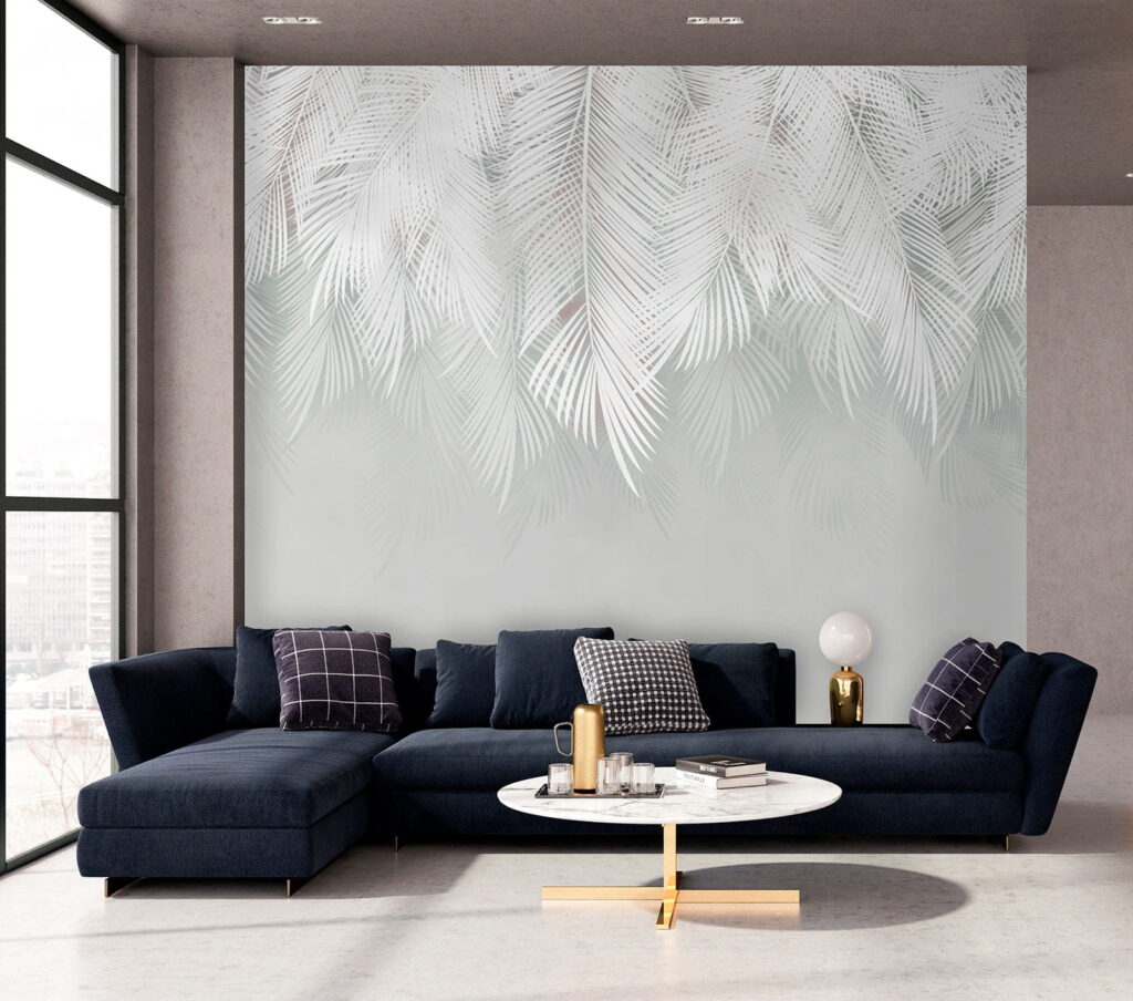 Hanging palm leaves — interior 8