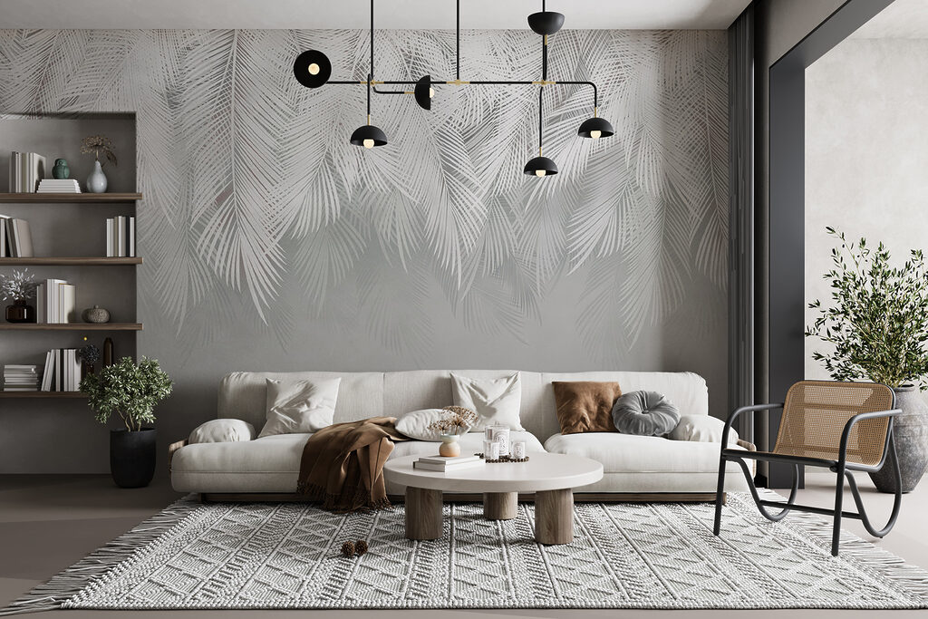Hanging palm leaves — interior 11