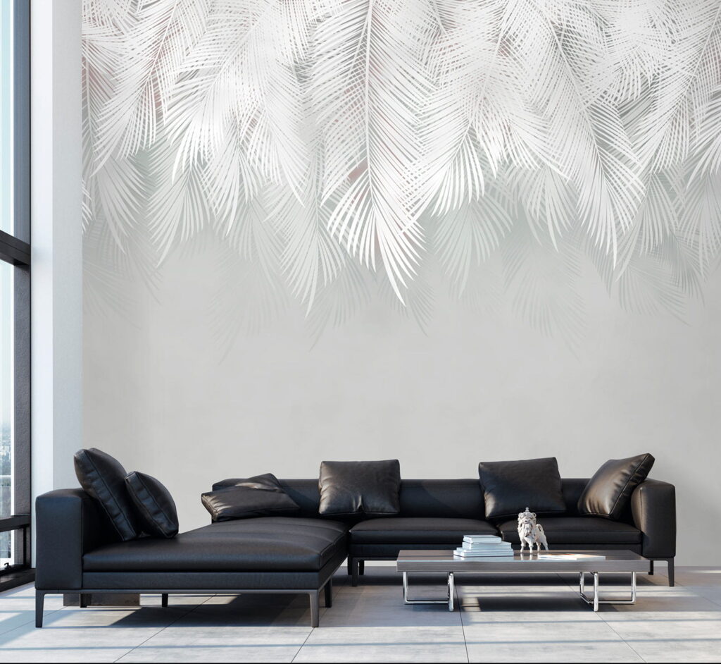 Hanging palm leaves — interior 9