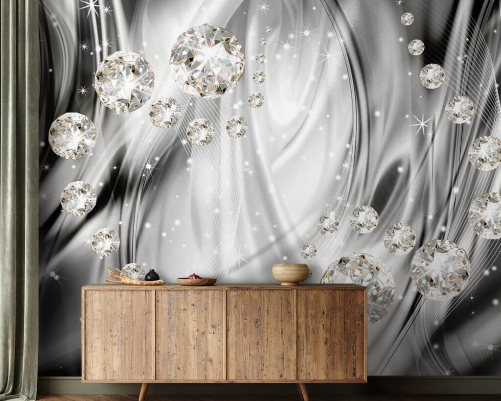 Glowing spheres, silver streams — interior 2