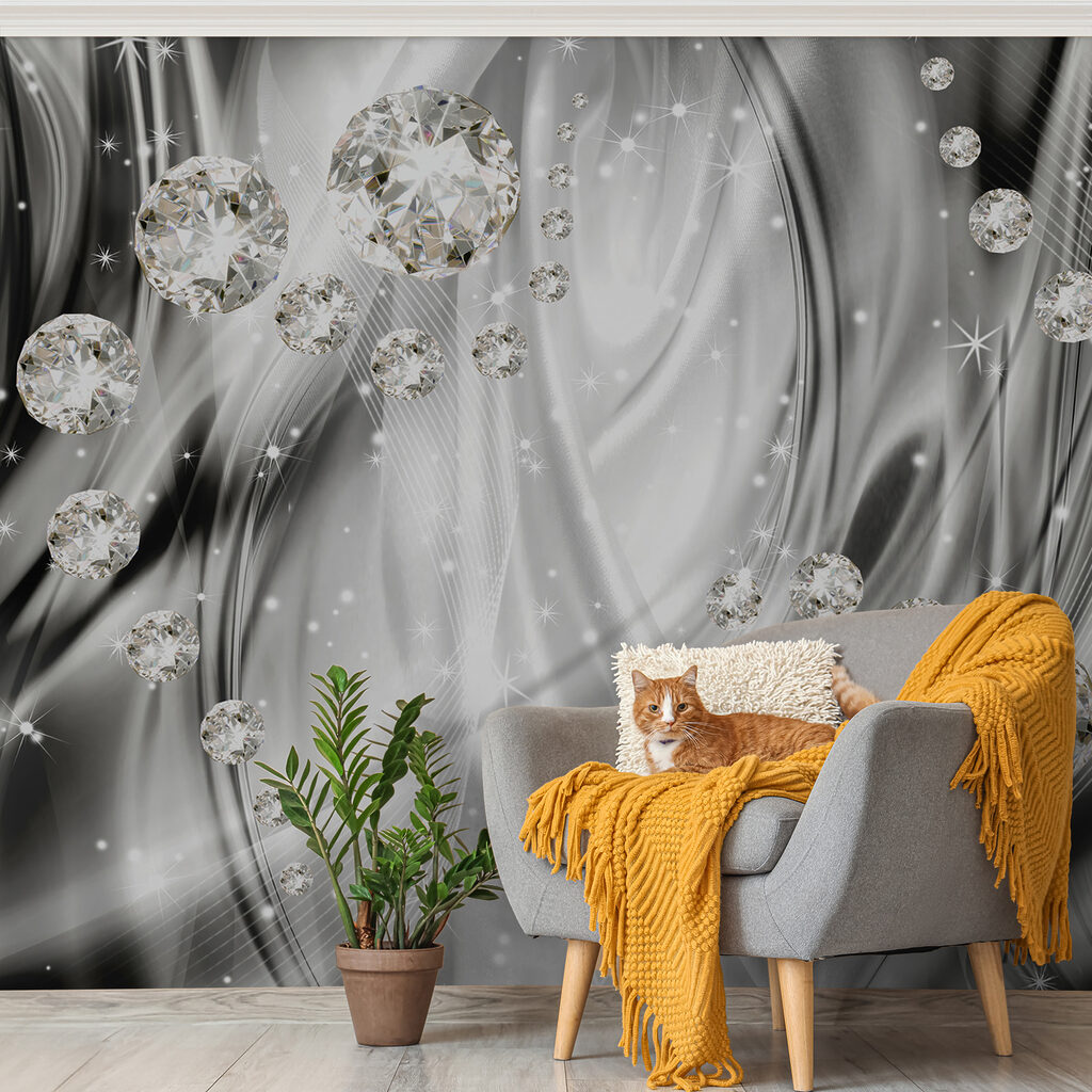 Glowing spheres, silver streams — interior 5