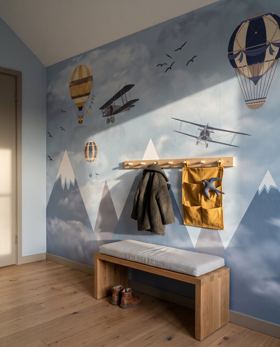 Flight Over the Peaks — interior 2