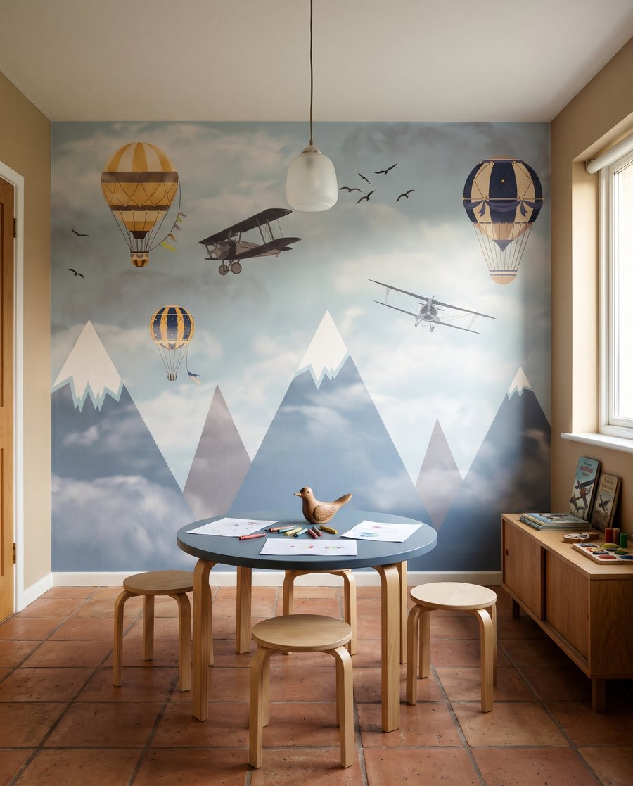 Flight Over the Peaks — interior 3