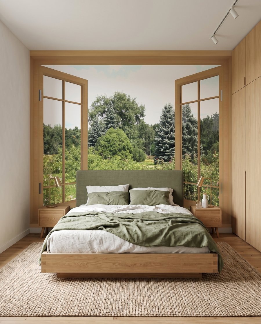 Window to the Garden in an interior