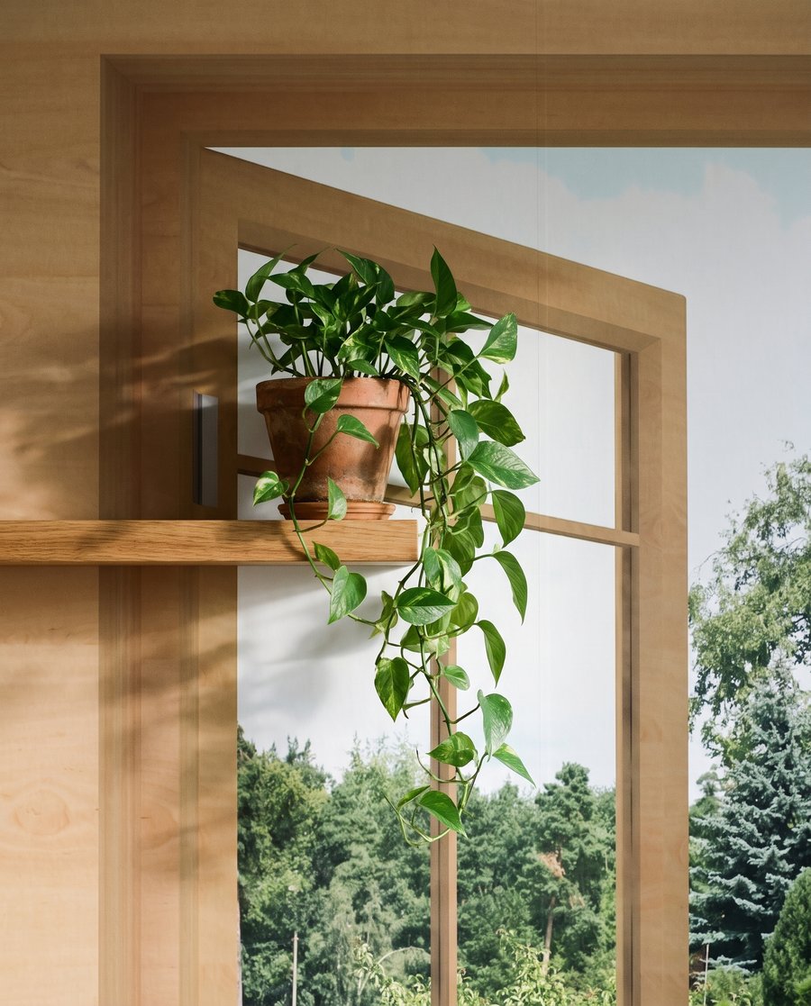Window to the Garden — detail