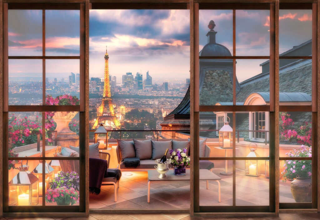 Paris from a window — full design