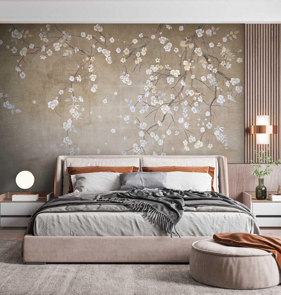 White blossom drifts down — interior 4
