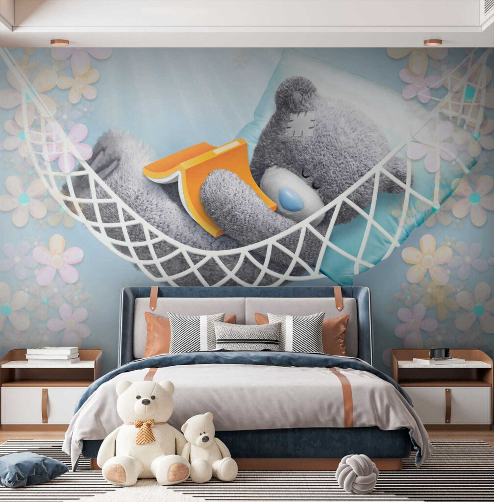 Teddy in a hammock — interior 1
