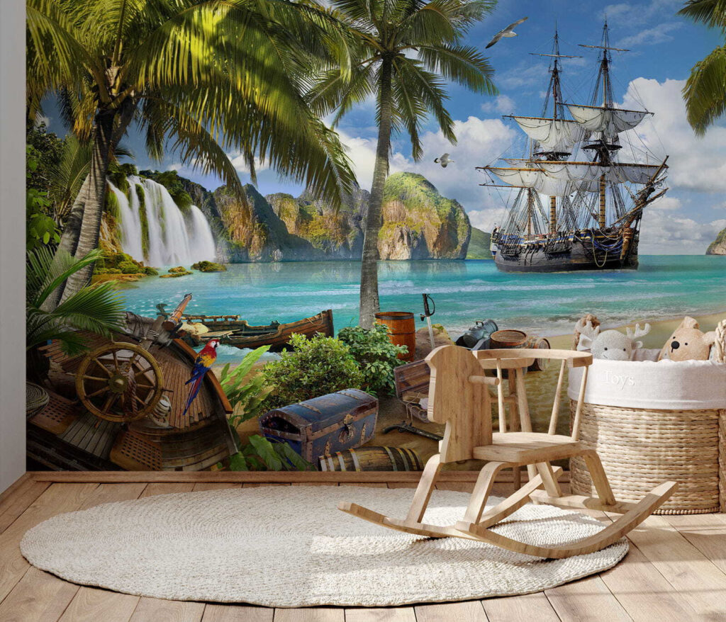 Pirate ship by palms — interior 7