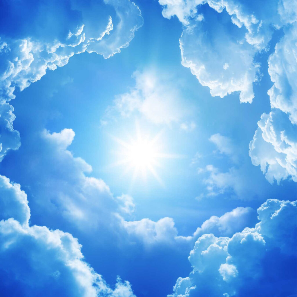 Sun Through Clouds — full design