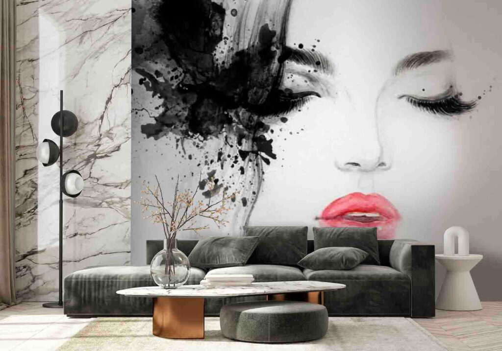 Pink lips and inkspots — interior 2