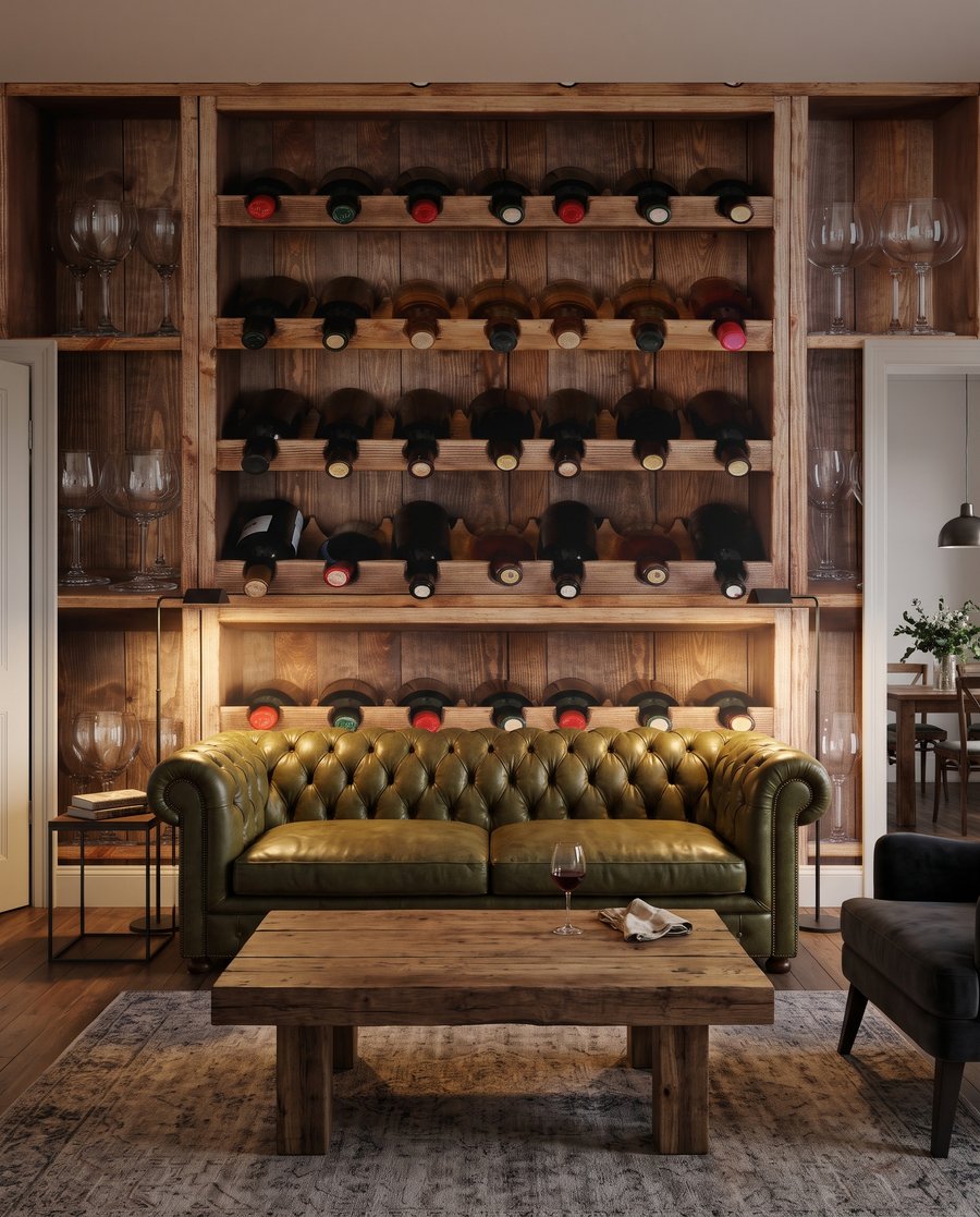 Wine Cellar in an interior