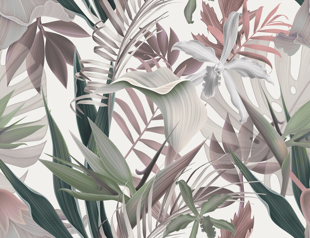 Tropical Colour Garden — full design