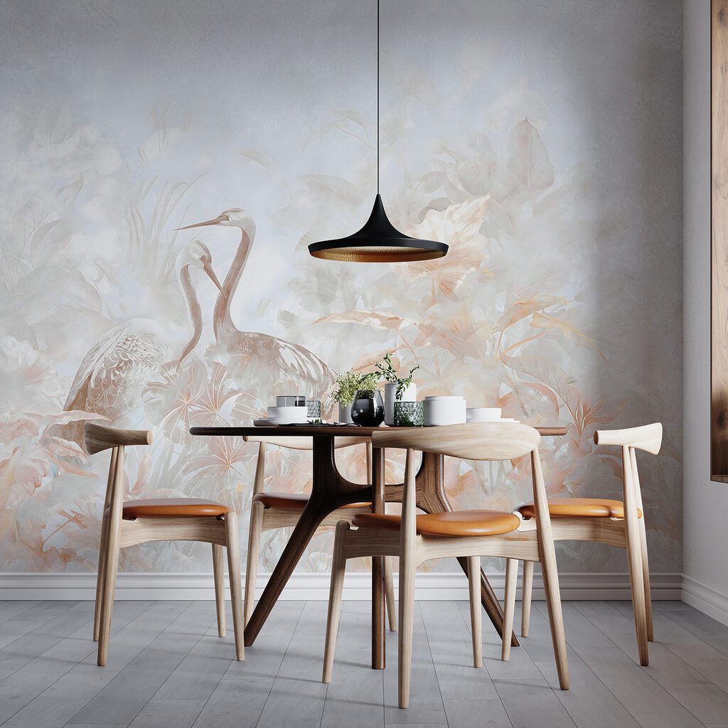 Cranes in the Garden — interior 3