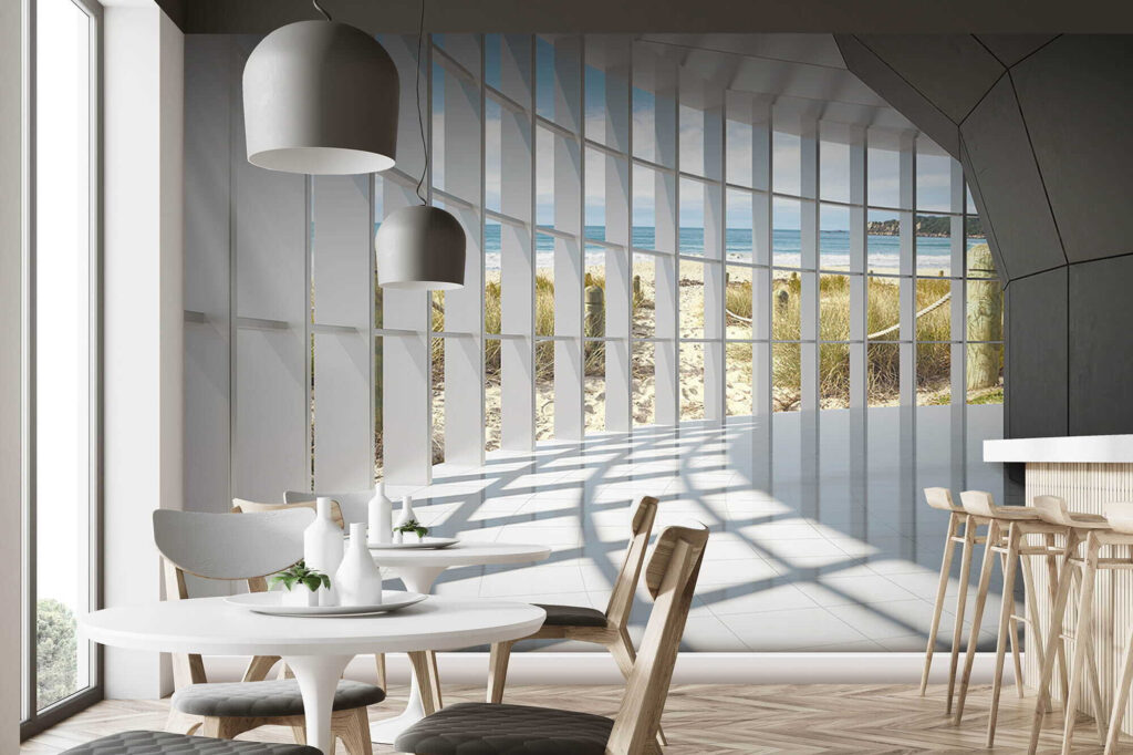 Light through tall windows — interior 7
