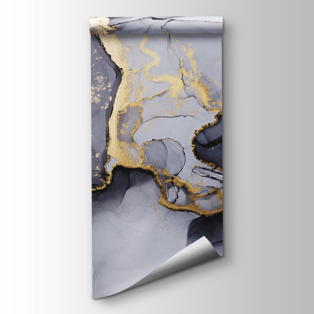 Gold-veined abstract shapes — product view