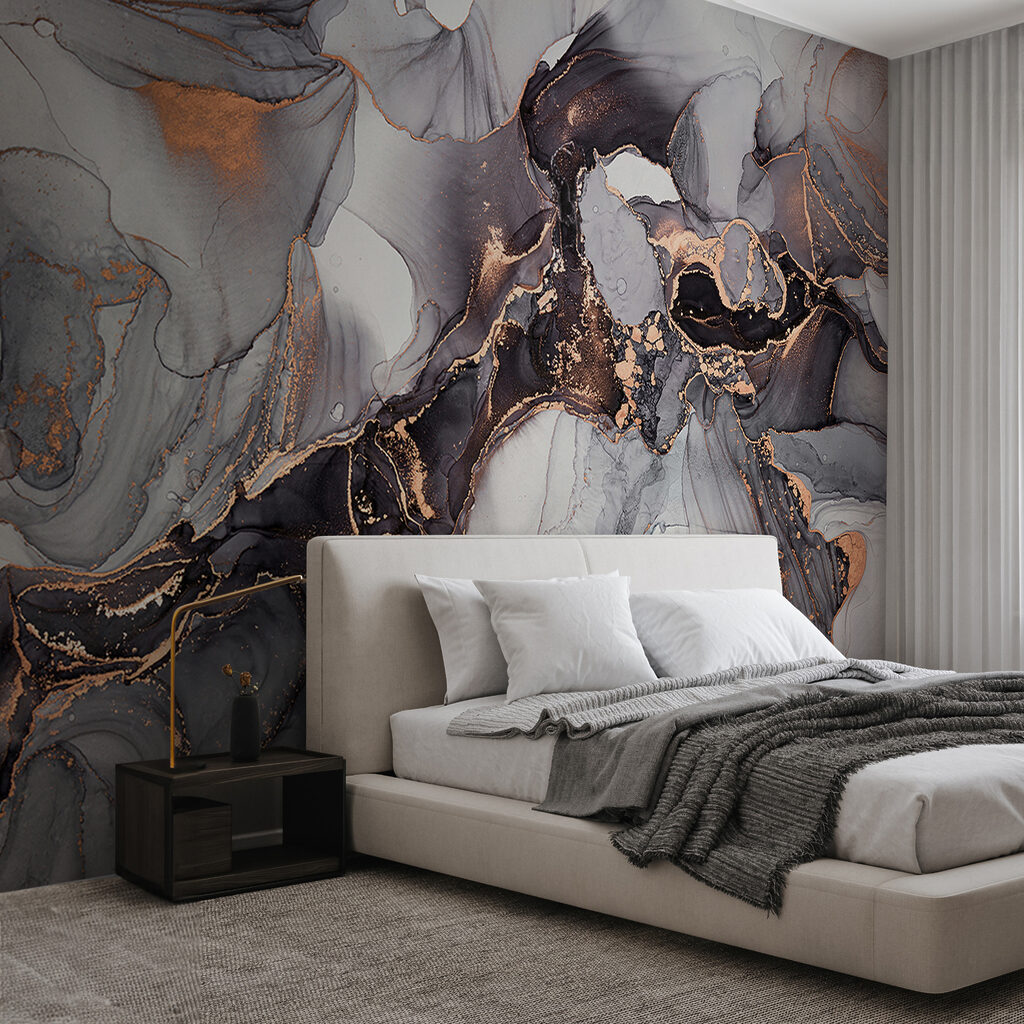 Grey streams, copper lines — interior 4