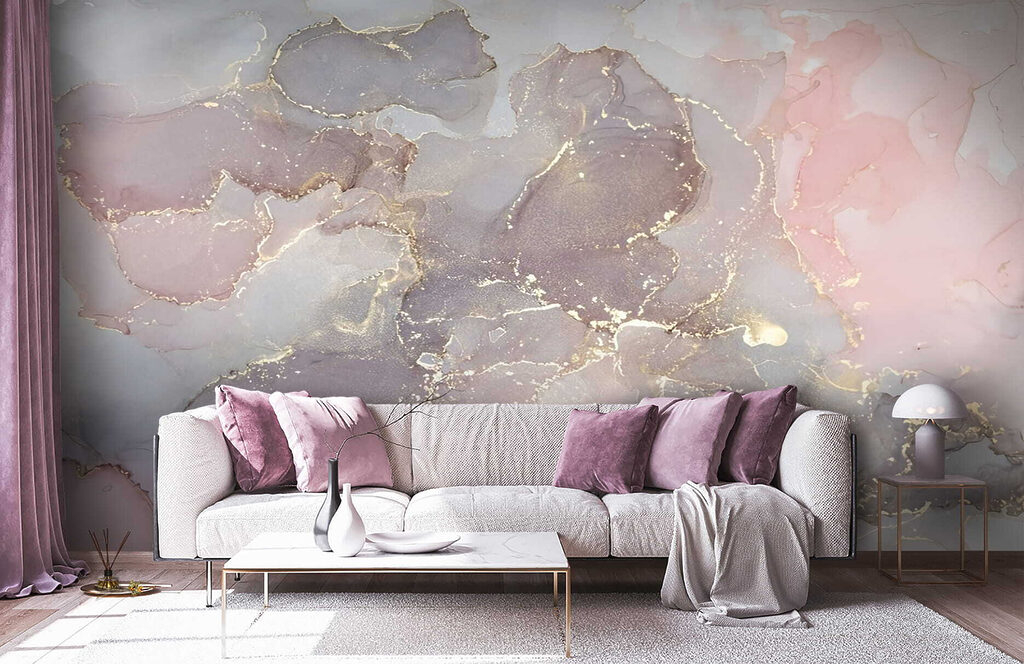 Pink fields, light veins — interior 3