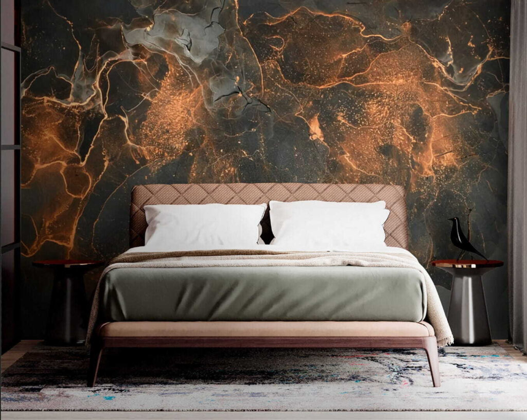 Glowing veins in grey — interior 2