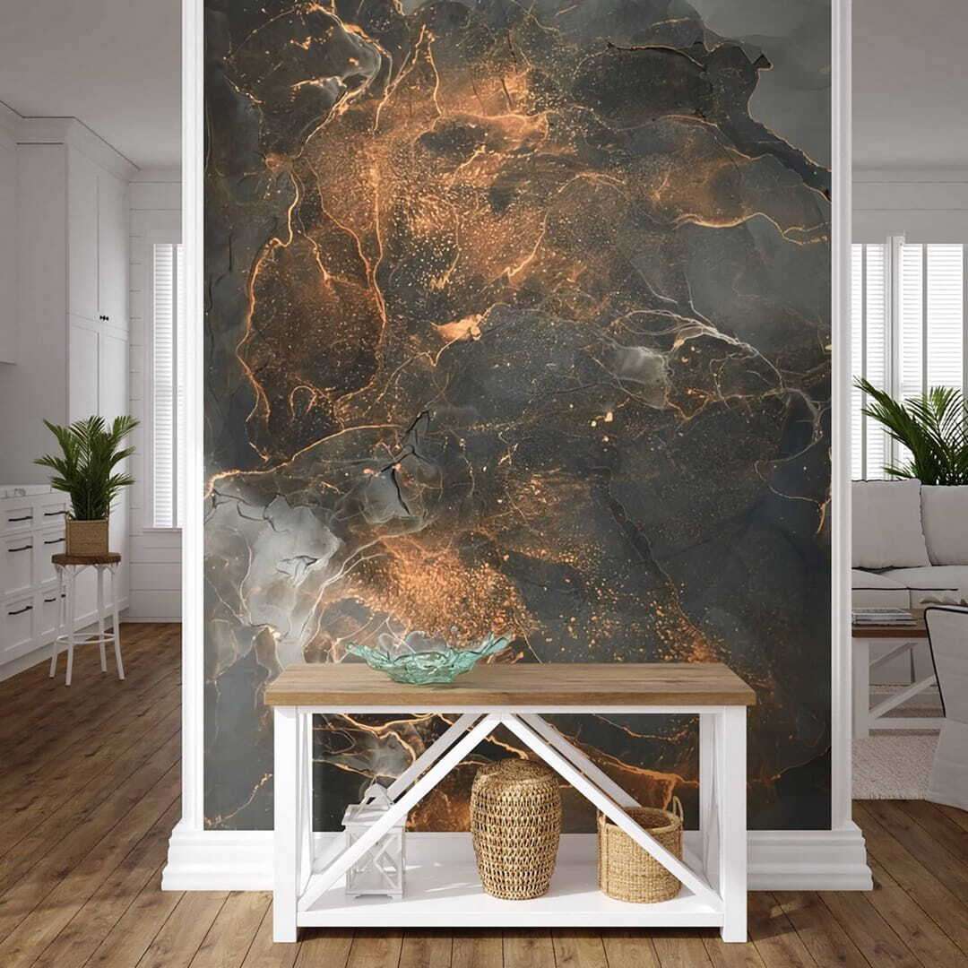 Glowing veins in grey — interior 1