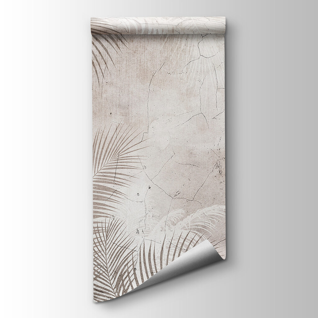 Palm fronds on beige — product view
