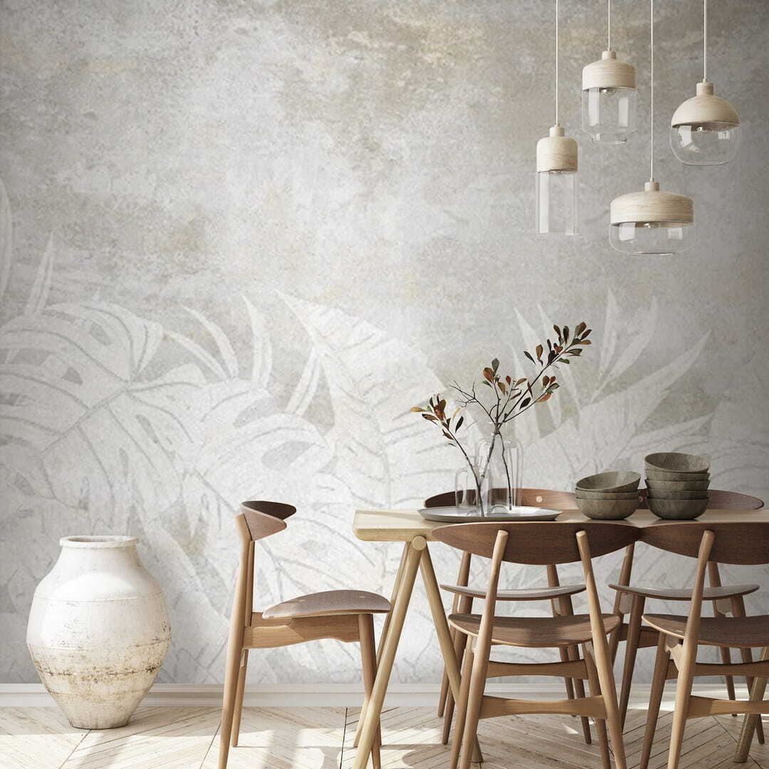 Leaf Impressions on Plaster — interior 1