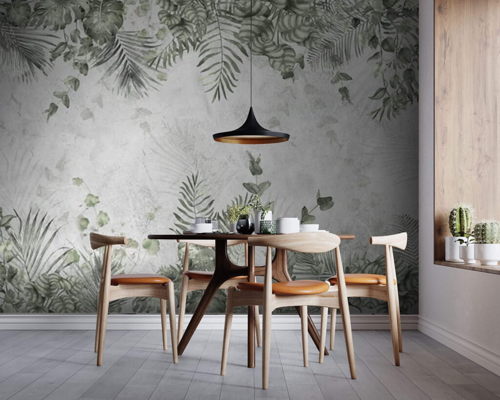 Green leaf border — interior 3