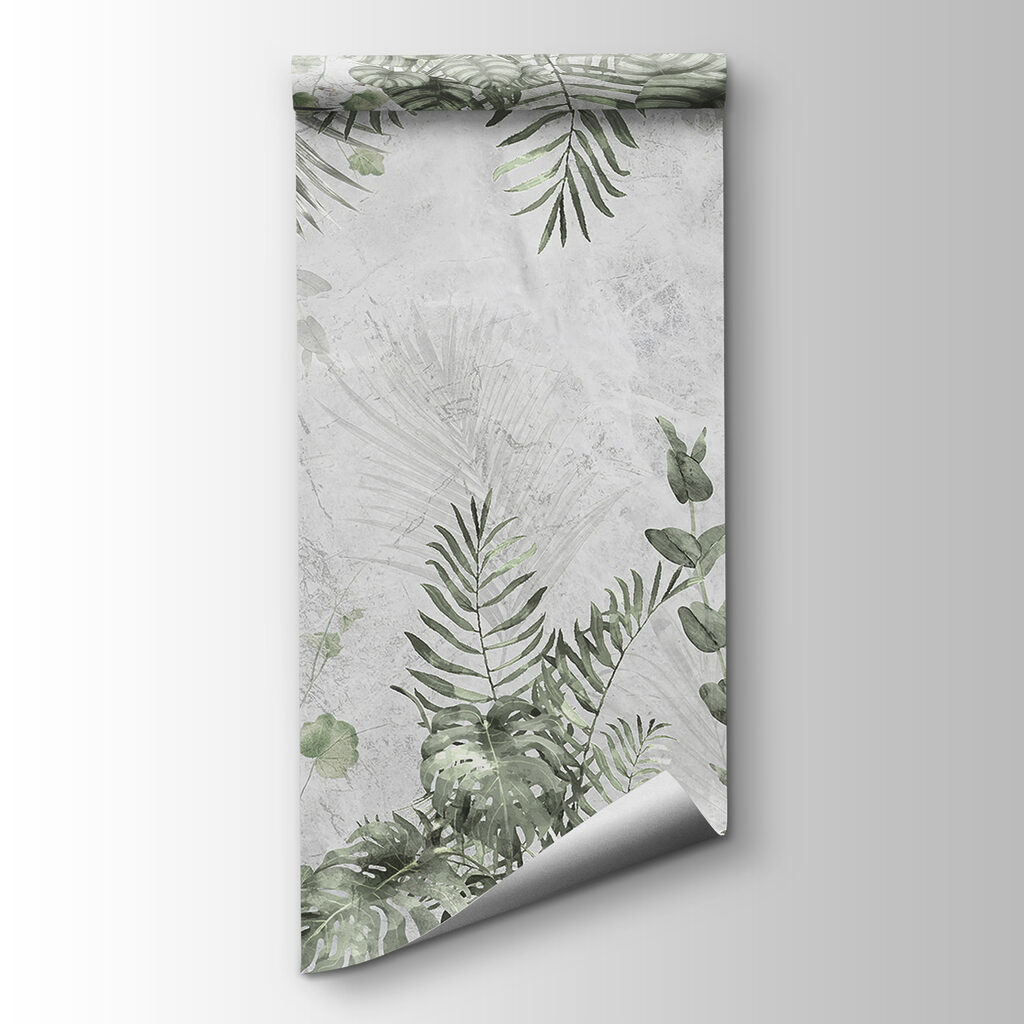 Green leaf border — product view