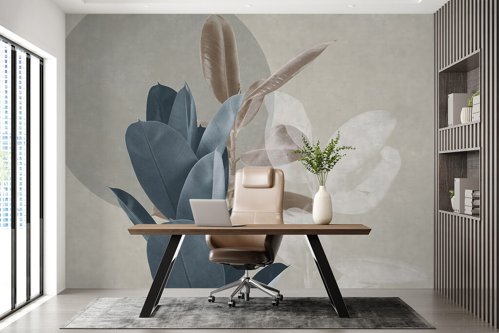 Leaves before a circle — interior 7
