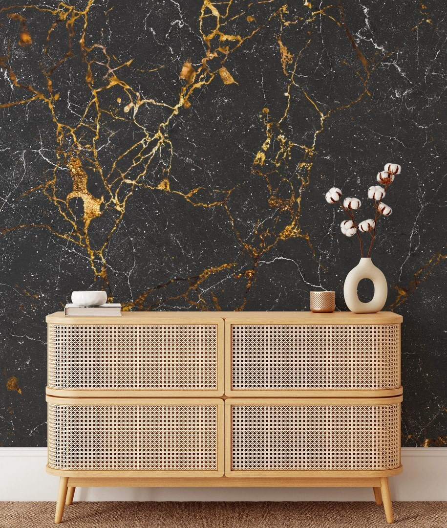 Copper veins on black — interior 2