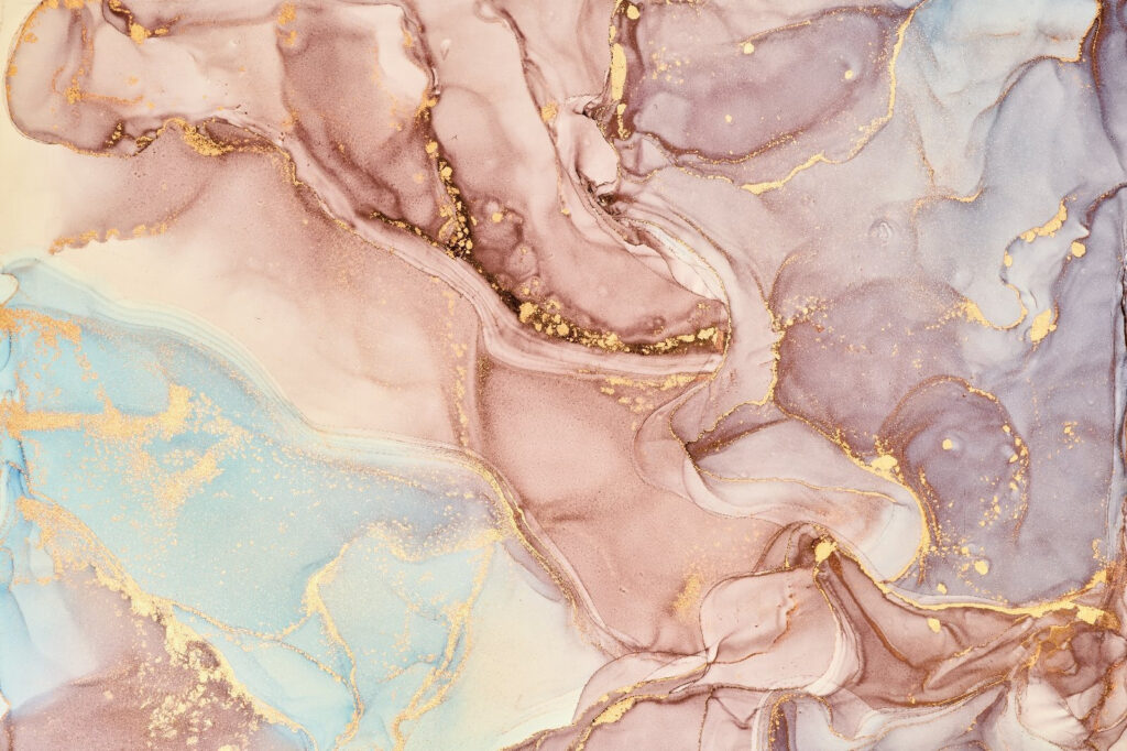 Pastel Mineral Flow — full design