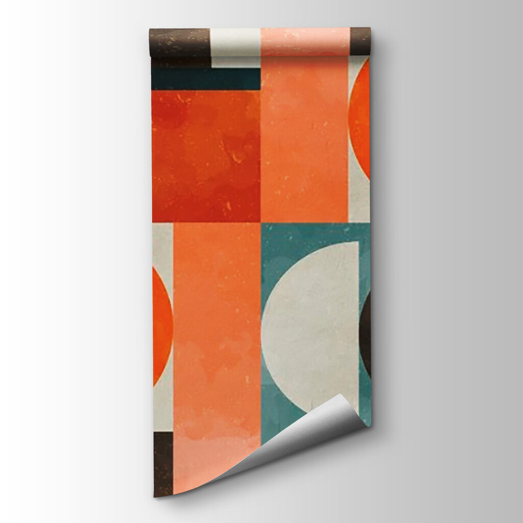 Colour blocks with semicircles — product view