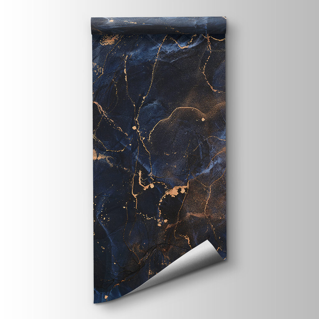 Blue cells, gold lines — product view