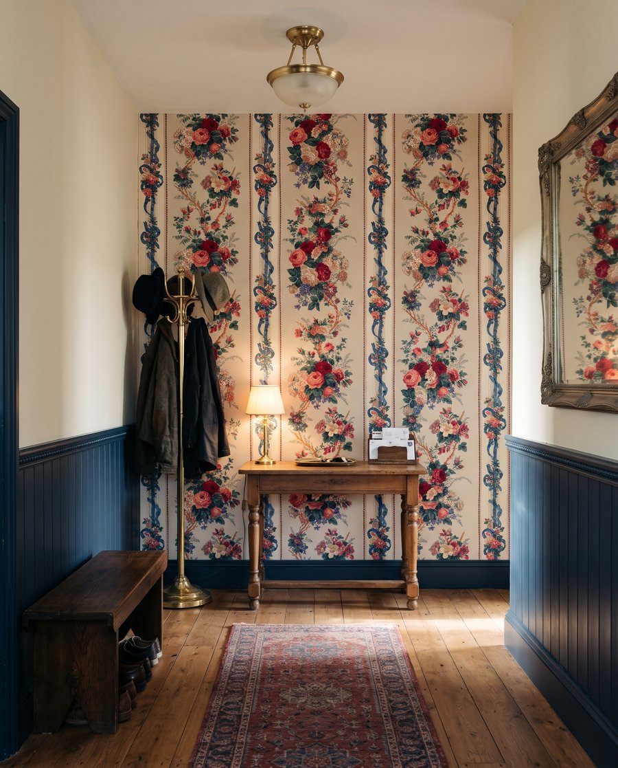 Vintage Rose Stripes — interior 7