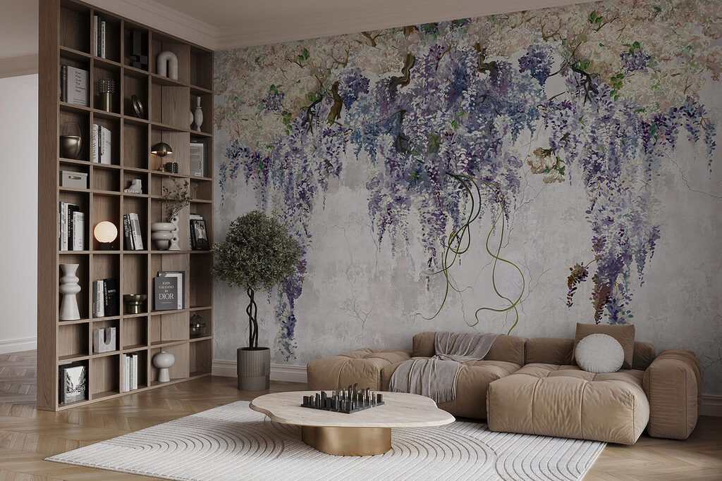 Purple flower clusters — interior 3