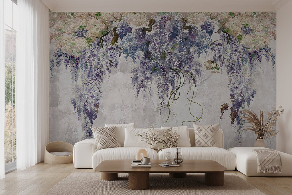 Purple flower clusters — interior 4
