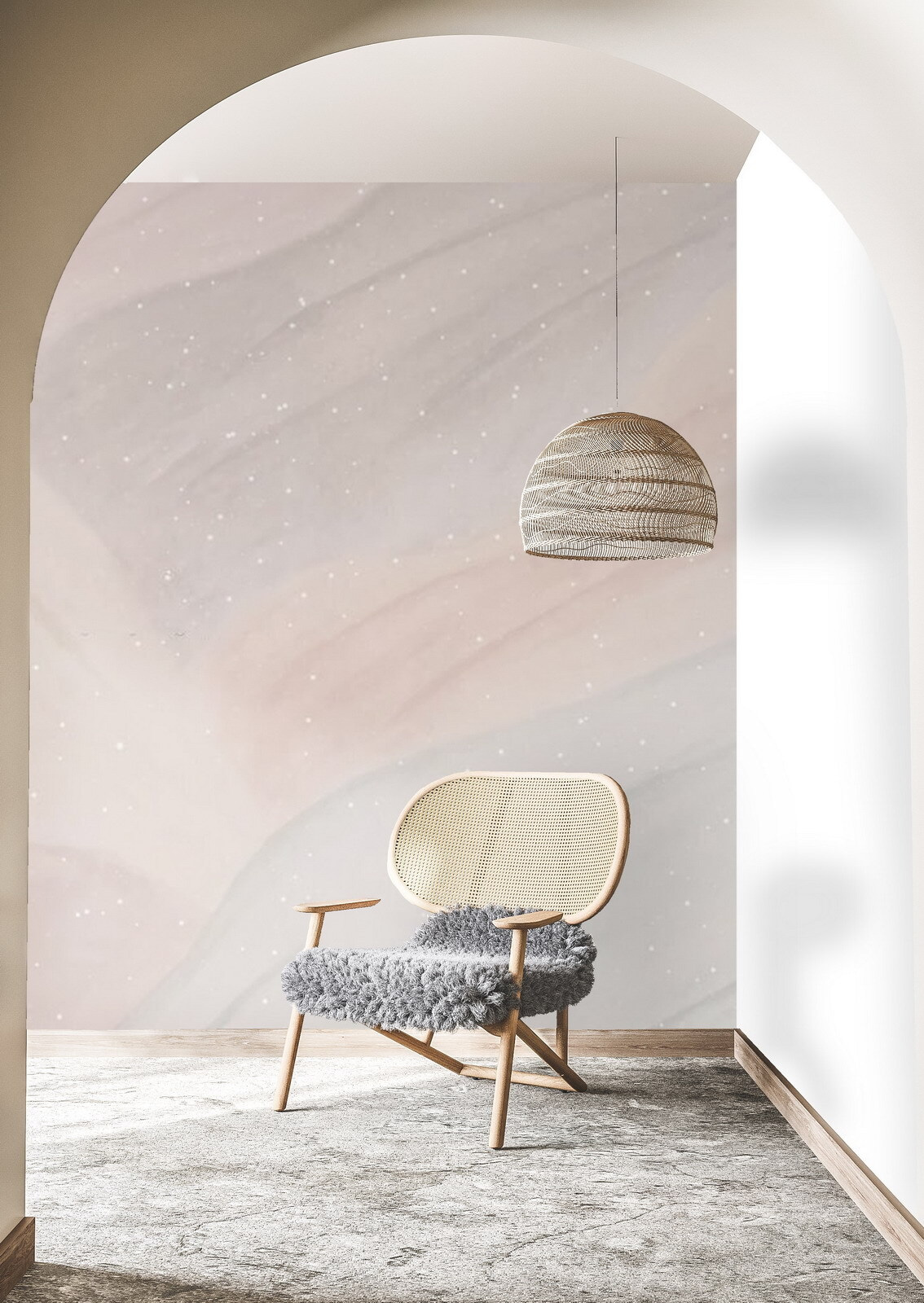 Pastel streams — interior 2