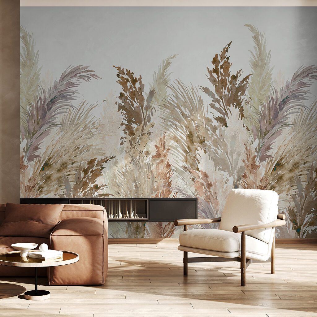 Plume grass, earth tones — interior 6