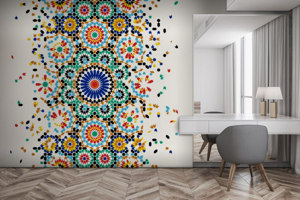 Rosettes in a strip — interior 2