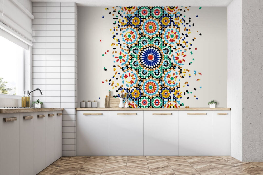 Rosettes in a strip — interior 1