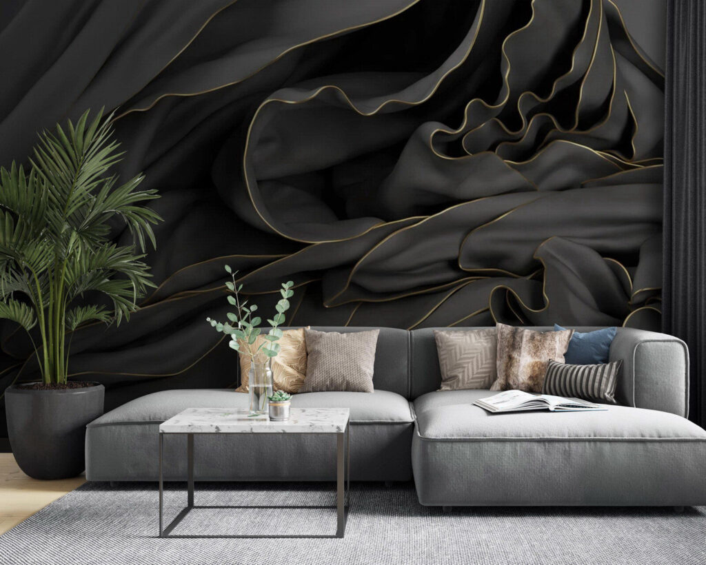 Dark folds, gold edges — interior 3