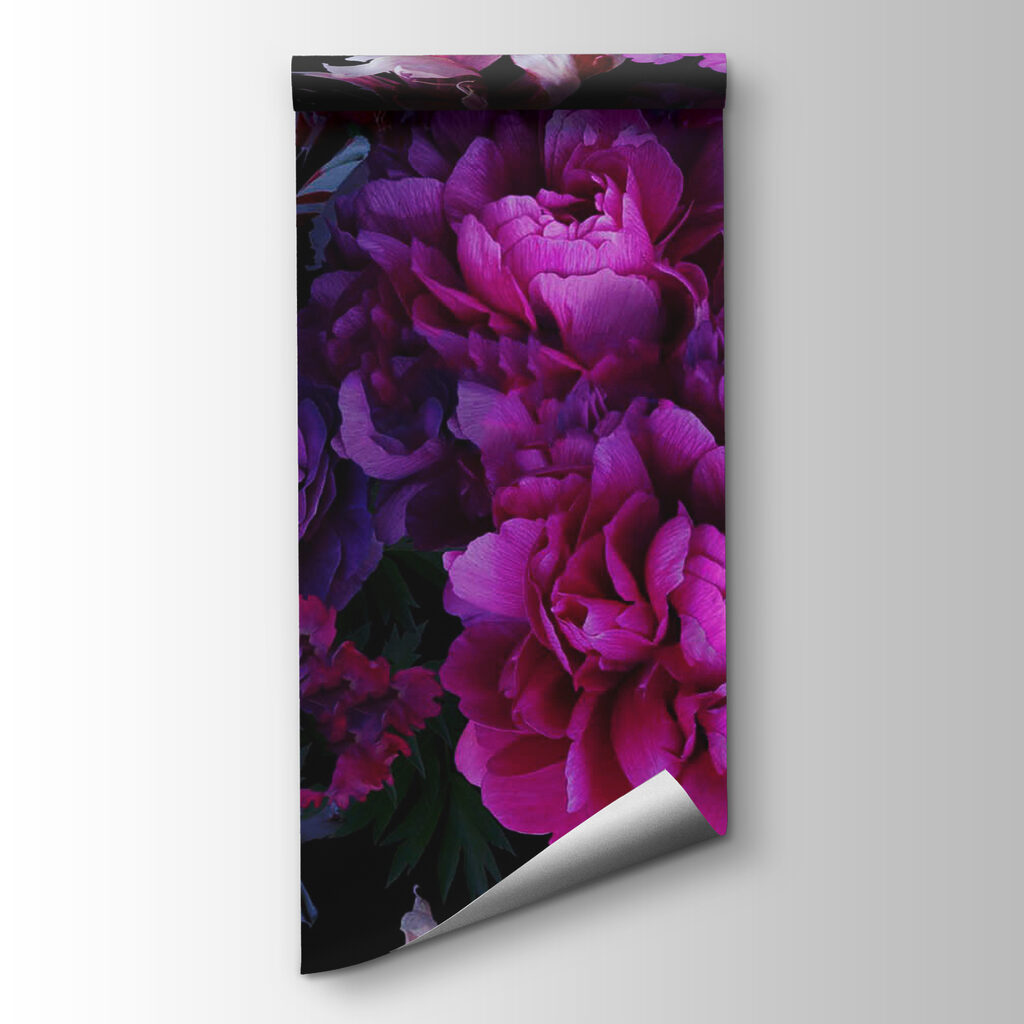 Purple flowers in shadow — product view