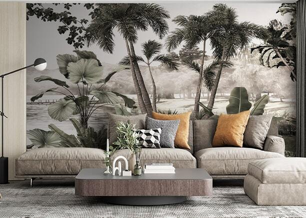Grey palm garden — interior 3